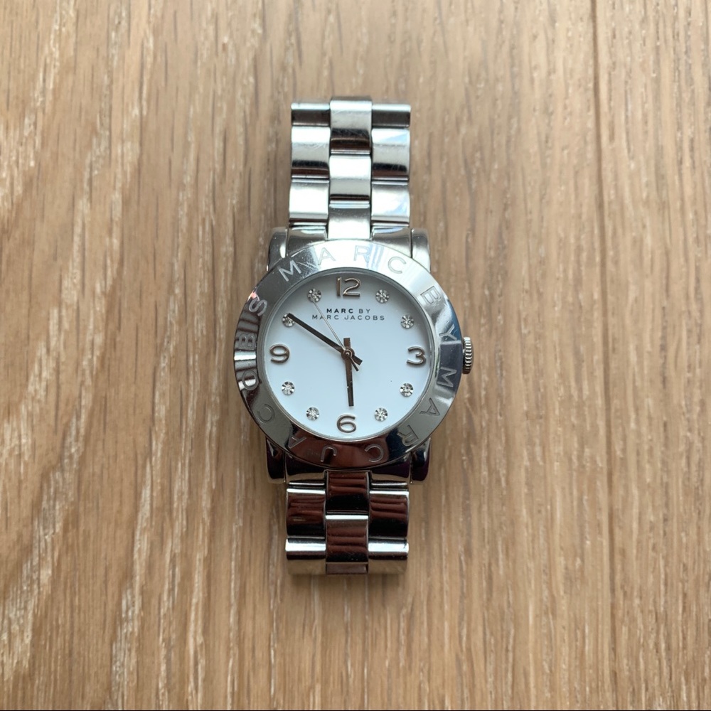 Marc by Marc Jacobs Amy MBM3054 Silver Watch